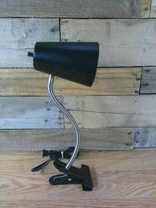 lot 419 image: Intertek LED Desk Lamp Clip On Desk Lamp Flexible Black