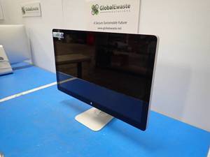 Apple&nbspA1316 LCD Monitor  27 screen with 2560 x 1440 Resolution  Includes power and display cables &nbsp bit of damage to wire coating on one of the ends