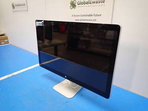 Apple&nbspThunderbolt Display A1407  27 screen with 2560 x 1440 Resolution  Chipped screen &nbspalso a small scratchgouge