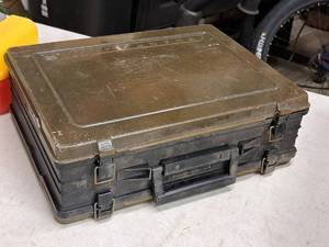 lot 332 image: 14-34 Plastic Tackle Box with Lures