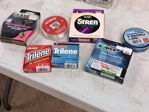 lot 335 image: Lot of (7) Assorted Fishing Lines