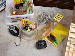 lot 336A image: Lot of  Assorted Fishing Tackle, Rapala Fish Scale