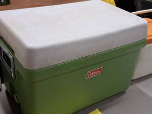 lot 350 image: Coleman Plastic Cooler