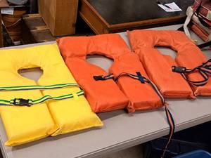 lot 360 image: Lot of (3) Adult Life Vests