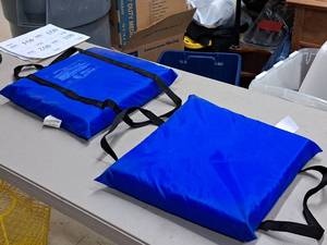 lot 361 image: Lot of (2) Throwable Floating Seat Cushions