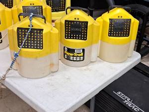 lot 369 image: Lot of (3) Frabill Flow-Troll Minnow Buckets