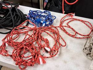 lot 382 image: Lot of (5) Nylon Rope Sections