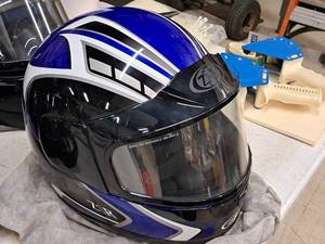 lot 409 image: ZR1 Snowmobile Helmet