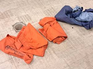 lot 415 image: Lot of (2) Rain Gear Sets - Jacket, Pants and Carry Case
