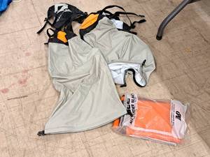 lot 416 image: (2) Waterproof Bags and All Weather Blanket