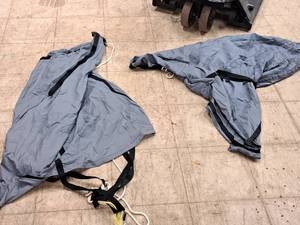 lot 418 image: Lot of (2) Nylon Boat Drifting Anchors