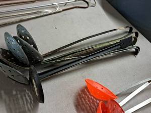 lot 434 image: Lot of (6)  Assorted Ice Fishing Scoops