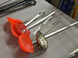 lot 435 image: Lot of (6)  Assorted Ice Fishing Scoops