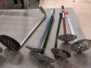 lot 437 image: Lot of (6)  Assorted Ice Fishing Scoops