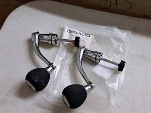 lot 469 image: Lot of (2) Deukio Custom Fishing Reel Handles