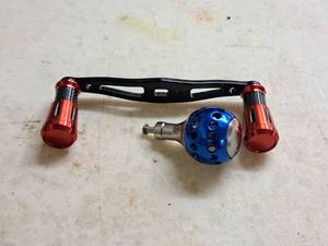 lot 463 image: Lot of (2) Custom Fishing Reel Handles