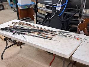lot 479 image: Lot of  Assorted Fishing Rods
