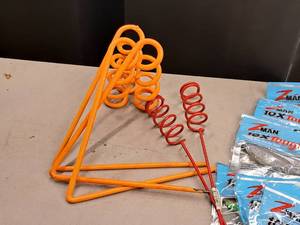 lot 501 image: Lot of (5) Fishing Rod Holders