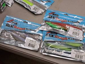 lot 503 image: Lot of (3) Z-Man Packages of Jelly Fishing Tackle
