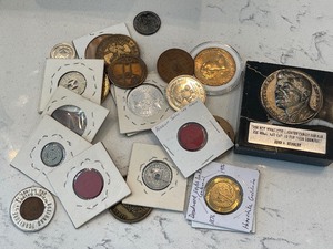 lot 126 image: Tokens and Medals