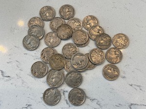 lot 127 image: Buffalo Nickels