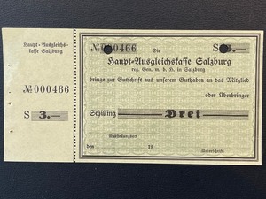 lot 135 image: Foreign Bank Check
