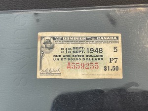 lot 136 image: Dominion of Canada Banknote