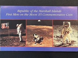 lot 18 image: Republic of the Marshall Islands $5 Commemorative Coin