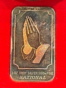 lot 60 image: 1 Ounce .999 Fine Silver Bar