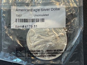 lot 77 image: 1997 American Eagle Uncirculated