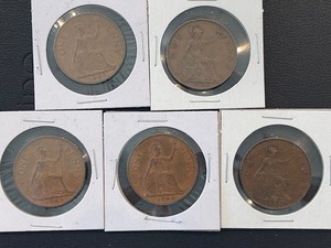 lot 82 image: Great Britain Large Cents