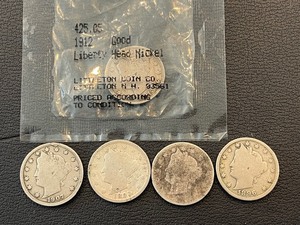 lot 86 image: Liberty Head Nickels