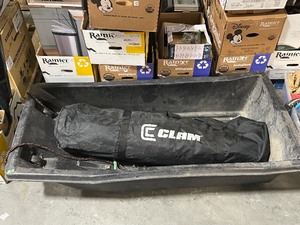 Clam Portable Fish House with Sled