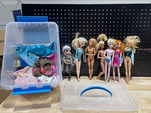 Dolls, barbie and LOL Surprise and more