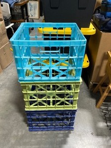 Milk Crate Style Organization Bins