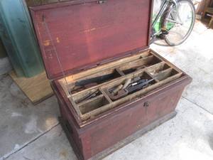 (GRN) Vintage Tool Chest Full of Vi...