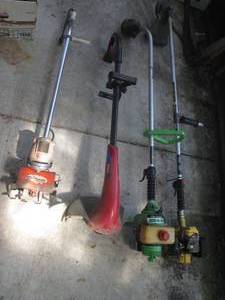 (GRN) 2 Gas Trimmers, 1 Electric Tr...