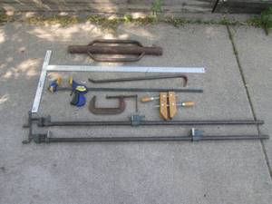 (GRN) Assorted Clamps, Drywall Squa...