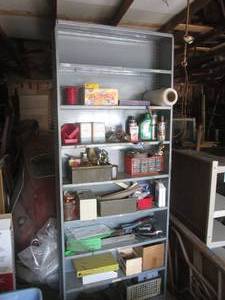 (GRG) Tall Metal Shelf with All Con...