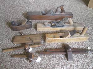 (DLR) VintageAntique Wood Tools -...