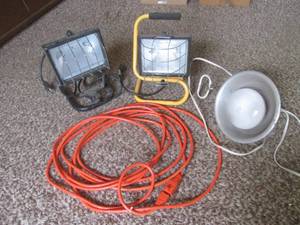 (DLR) 3 Work Lights and Extension ...