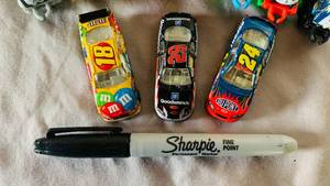 Mini Racecars and Funny Faced Trains