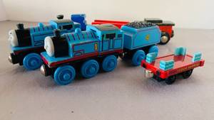 Various Wood Train Cars