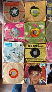 Twenty Assorted Vintage 45 RPM Records