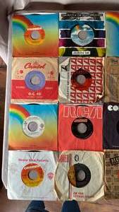 Twenty Assorted Vintage 45 RPM Records