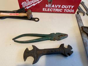Tool Box with Vintage Tools