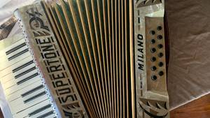 SUPERTONE Milano Concertina Accordion in Case