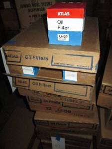 lot 56 image: (5) Cases of 12 Atlas Oil Filters size G-69