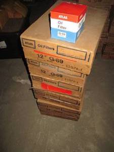 lot 60 image: (6) Cases of 12 Atlas Oil Filters size G-69