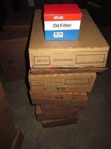 lot 61 image: (6) Cases of 12 Atlas Oil Filters size M-58